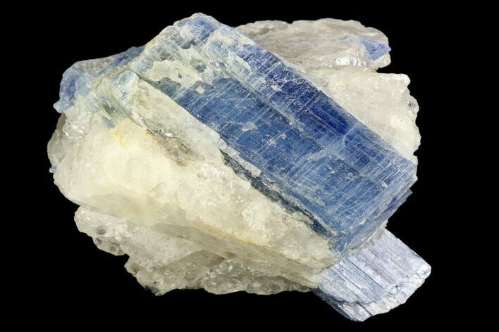 Vibrant Blue Kyanite Crystals In Quartz - Brazil #118841